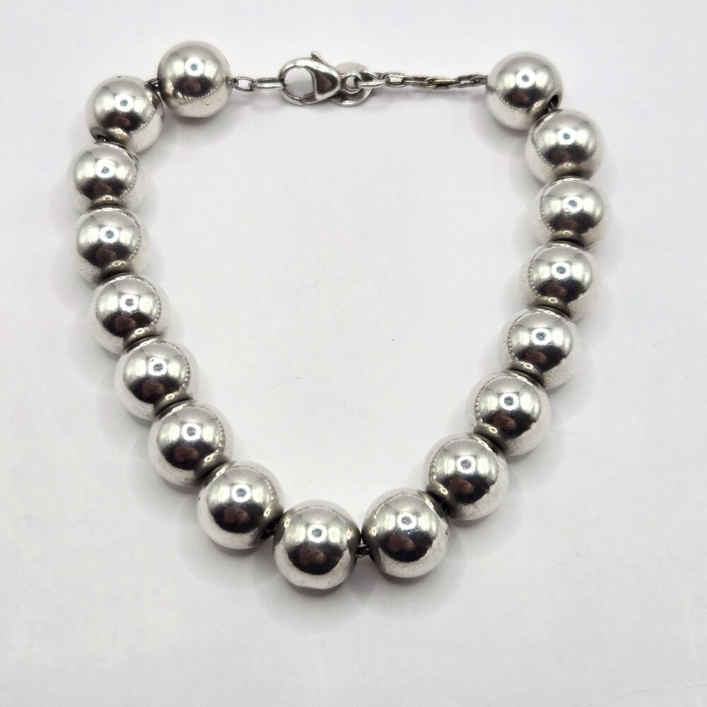 Tiffany & Co. Sterling Ball Beaded Bracelet